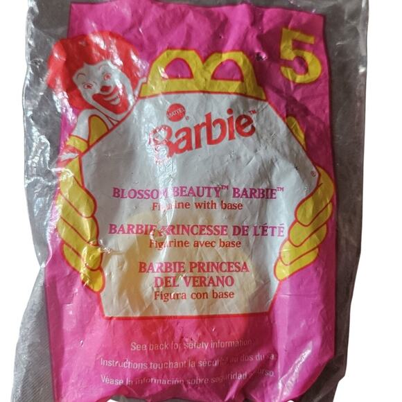 1996 McDonalds Blossom Beauty Barbie 5 Sealed in Package - Picture 1 of 2